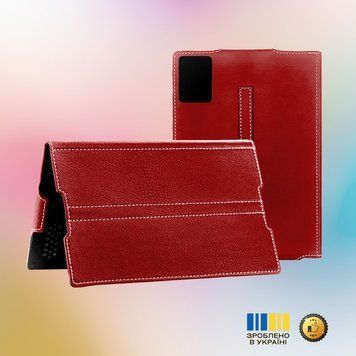 Чохол StatusCASE з екошкіри для планшета Samsung Tab A 10.1 (червоний) 2558991872 фото