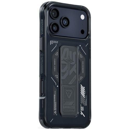 Чохол-накладка Skinarma Helio (Mag-Charge + Grip-Stand) iPhone 17 Pro (6.3") graphite 2882476627 фото
