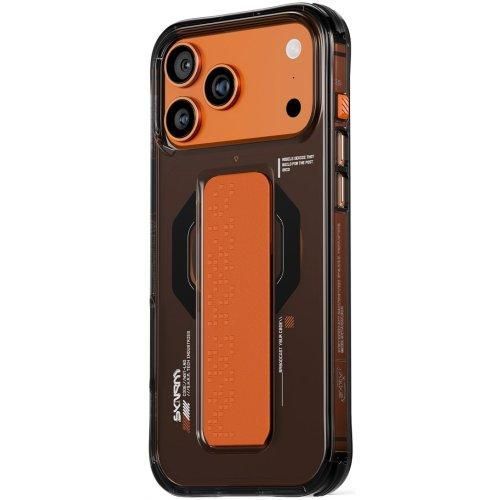 Чохол-накладка Skinarma Haxa (Mag-Charge + Grip-Stand) iPhone 17 Pro Max (6.9") graphite 2882476628 фото