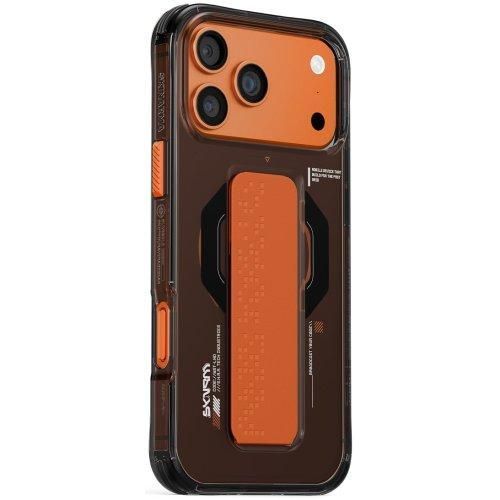 Чохол-накладка Skinarma Haxa (Mag-Charge + Grip-Stand) iPhone 17 Pro Max (6.9") graphite 2882476628 фото