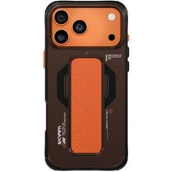 Чохол-накладка Skinarma Haxa (Mag-Charge + Grip-Stand) iPhone 17 Pro (6.3") graphite 2882476631 фото