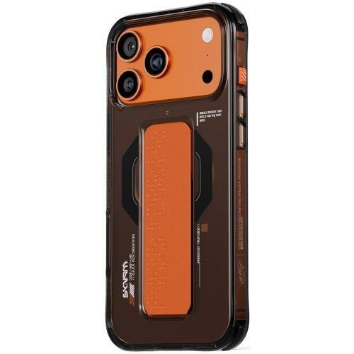 Чохол-накладка Skinarma Haxa (Mag-Charge + Grip-Stand) iPhone 17 Pro (6.3") graphite 2882476631 фото
