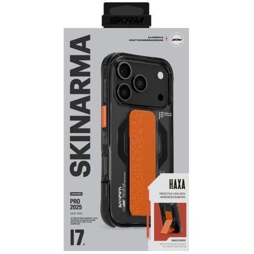 Чохол-накладка Skinarma Haxa (Mag-Charge + Grip-Stand) iPhone 17 Pro (6.3") graphite 2882476631 фото