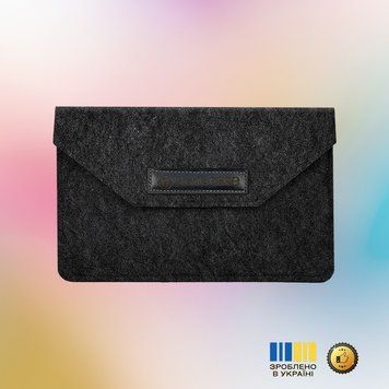 Чохол-конверт StatusCASE з повсті для планшета OnePlus Pad 2 (темно-сірий) 2952927407 фото